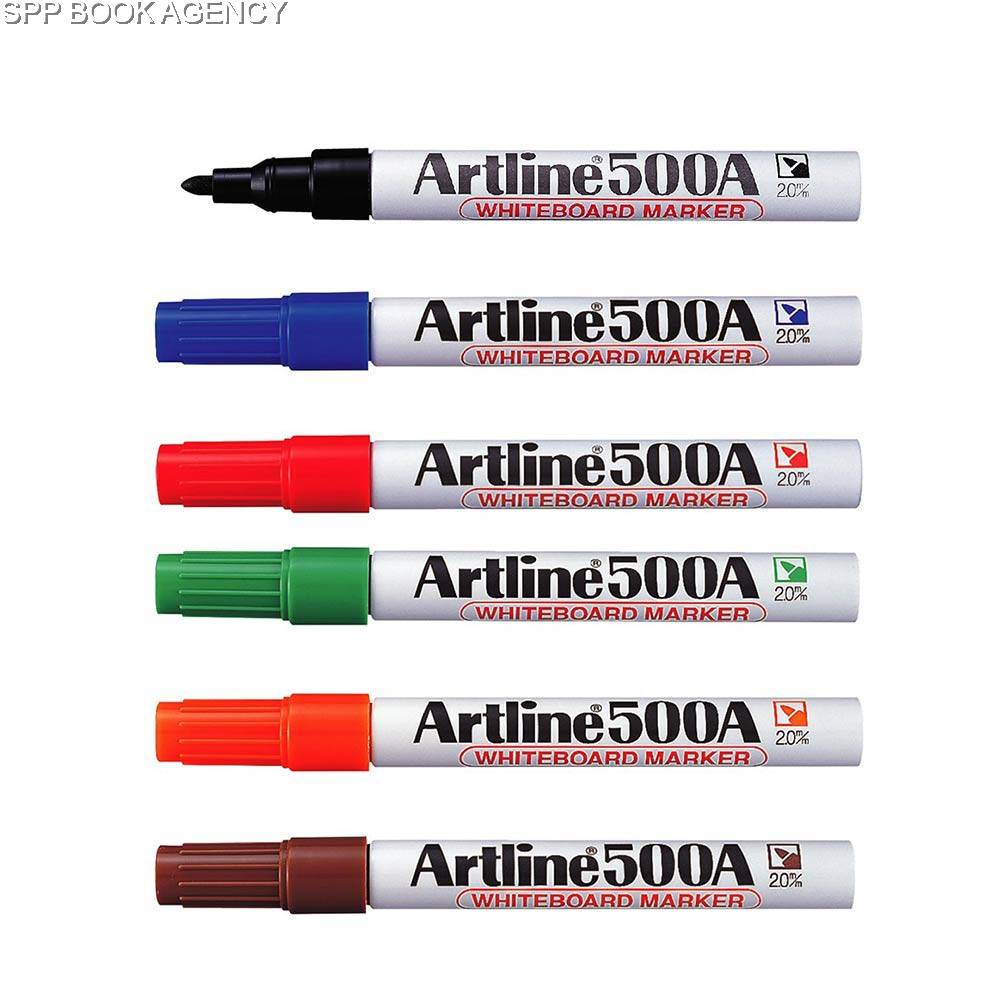 Artline 500A Whiteboard Marker Set EK500A/6W 6 Colors