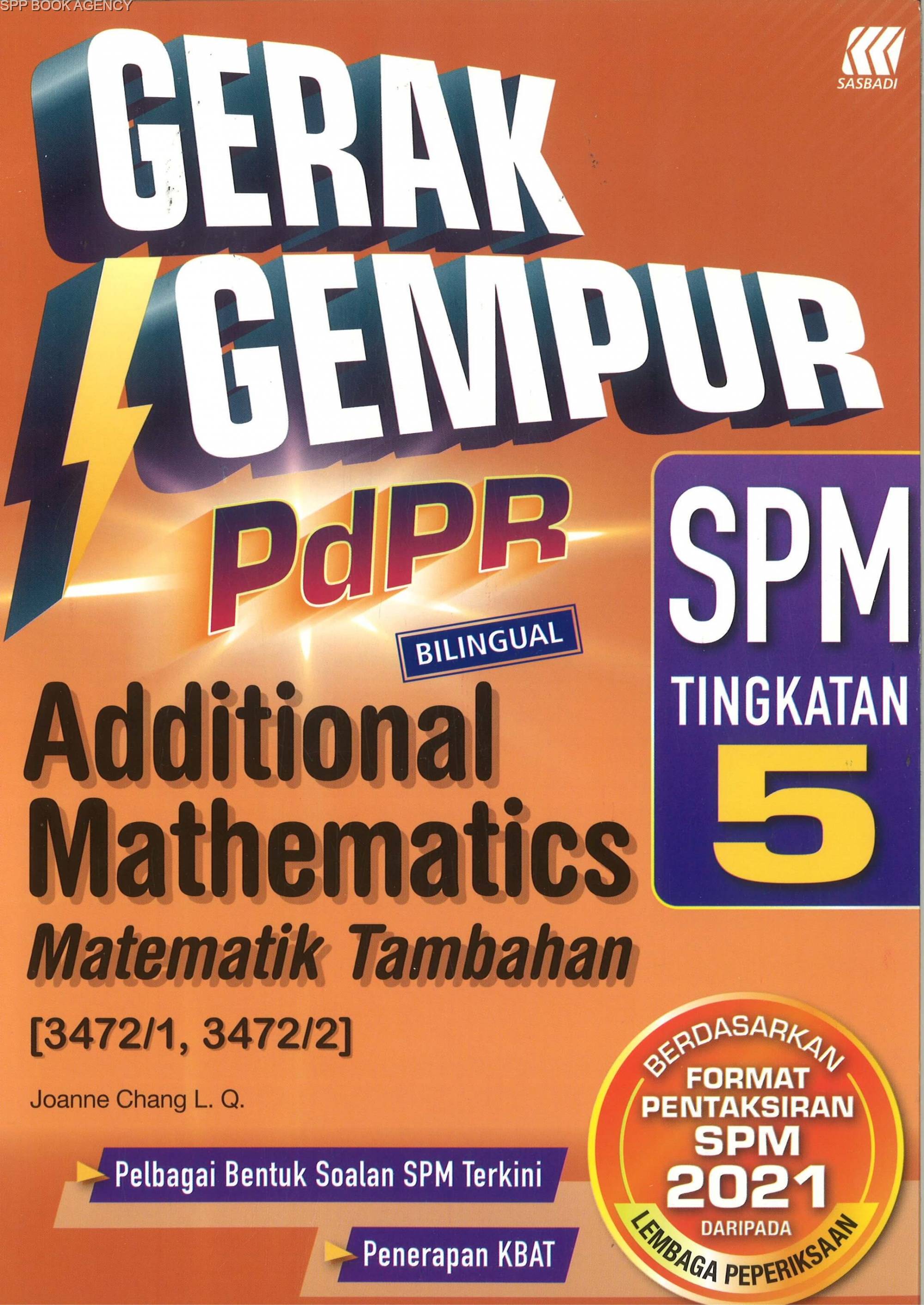 (SASBADI) GERAK GEMPUR PDPR SPM TINGKATAN 5 MATEMATIK TAMBAHAN