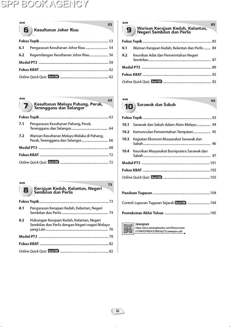 (PELANGI) HYBRID PBD KSSM 2022 SEJARAH TINGKATAN 2