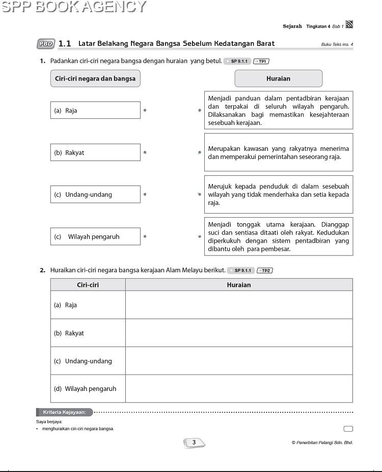 (PELANGI) HYBRID PBD KSSM 2022 SEJARAH TINGKATAN 4