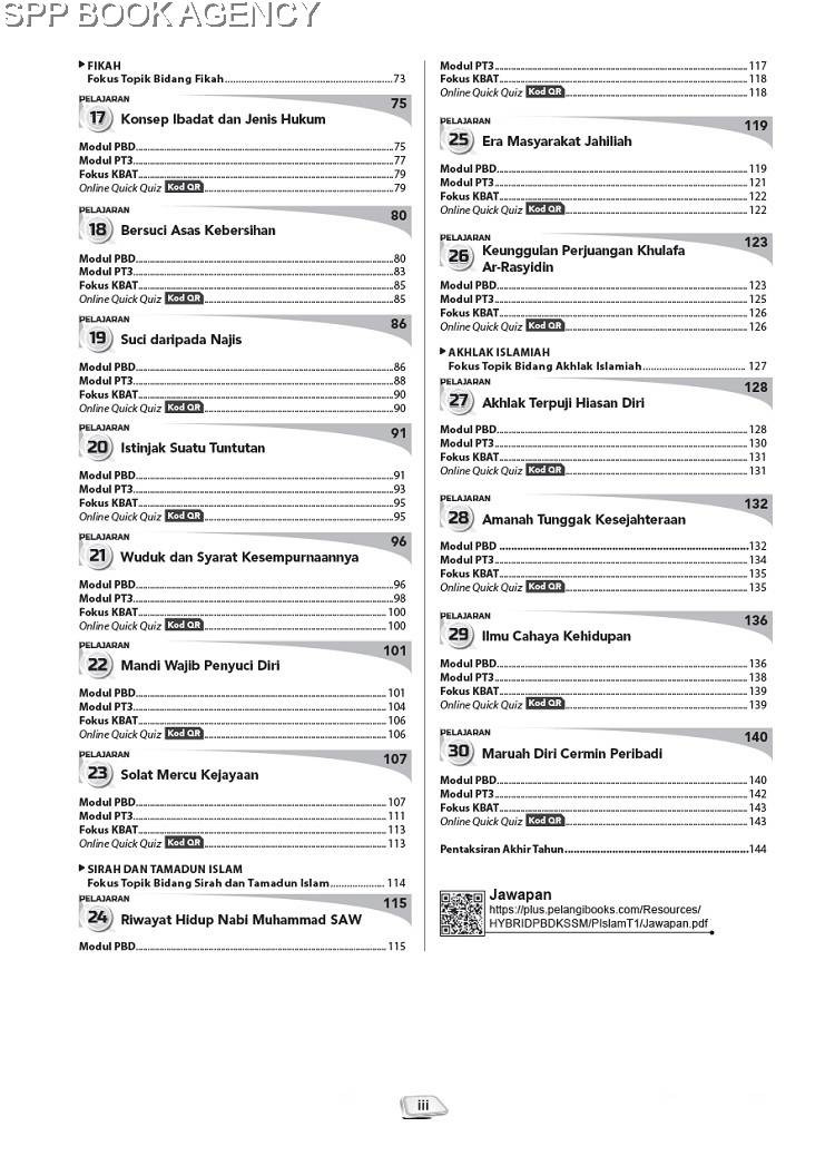 (PELANGI) HYBRID PBD KSSM 2022 PENDIDIKAN ISLAM TINGKATAN 1