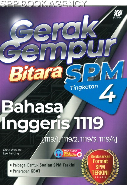 (SASBADI) GERAK GEMPUR BITARA SPM TINGKATAN 4 BAHASA INGGERIS 1119