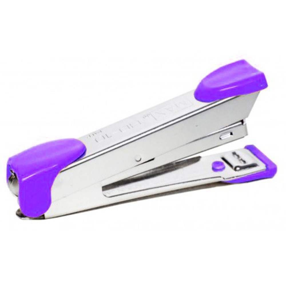 MAX HD10 Tokyo Design Manual Stapler Purple (Item No B0712 HD10PP)